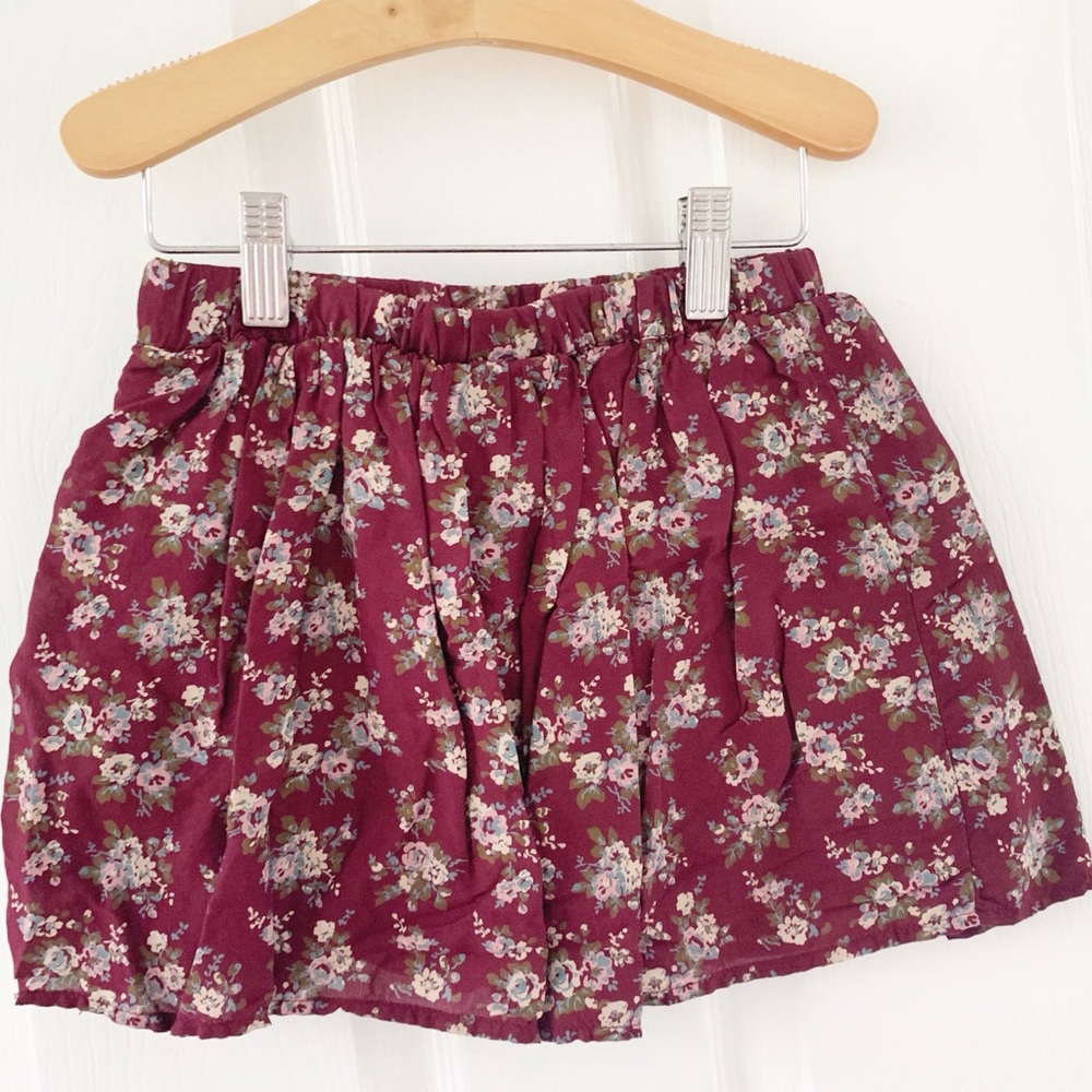 🔴 3 for $25 Gap Skirt Size Small 6/7 Fall Floral